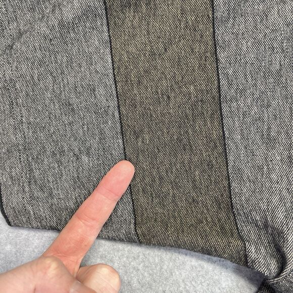 Guess Classic Sportswear Polo Men’s XL Gray Striped Casual Shirt - Picture 10 of 11